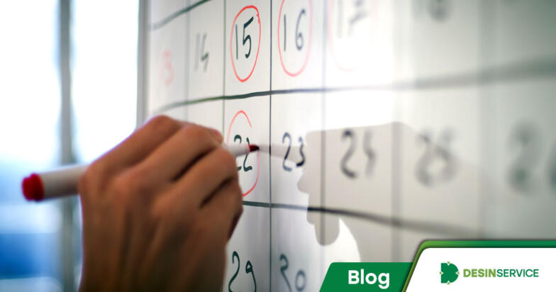 Como planejar o calendário de renovação do controle de pragas